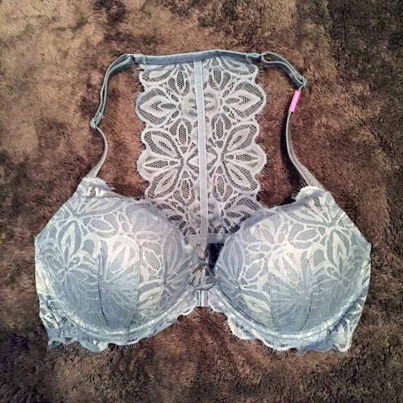 PINK Victoria's Secret Other - PINK VS Blue Push-Up Date Racerback Bra